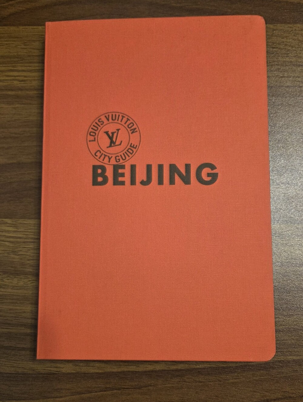 Authentic Louis Vuitton City Guide Beijing 2020 Travel Book Hardcover Red